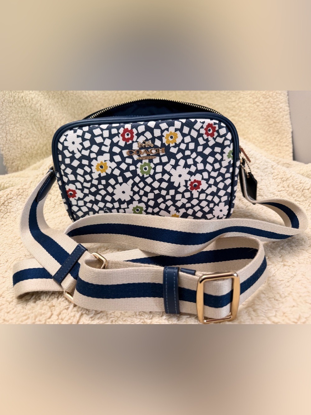 Coach Jamie Camera Bag With Floral Print